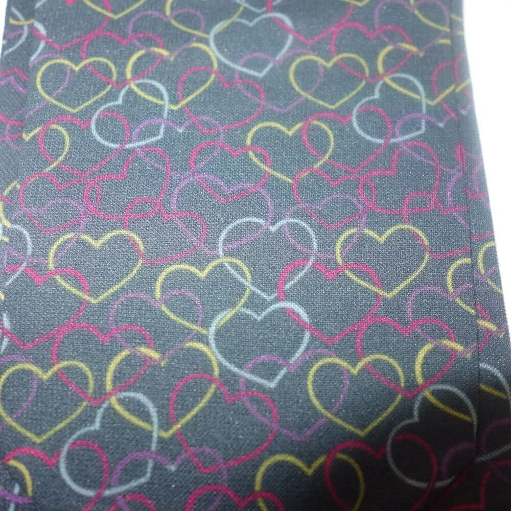 NEW Cutieful Therapeutic Compression Socks Fits Size 5-11 Black Linked Hearts